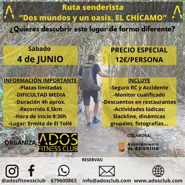 Senderismo Ruta Río Chícamo