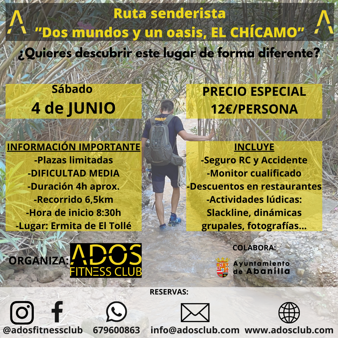 Senderismo Ruta Río Chícamo